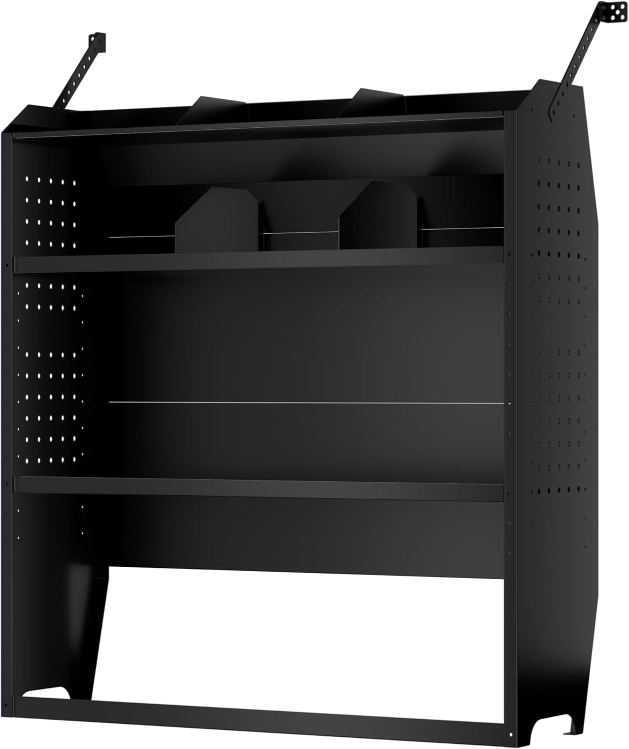 Van Shelving Fit for Ford Transit, RAM ProMaster, Chevy Express, Nissan NV, Sprinter, Low/Mid/High Roof, 42" W x 46" H x 13" D, Steel, Cargo Van Shelving Storage System