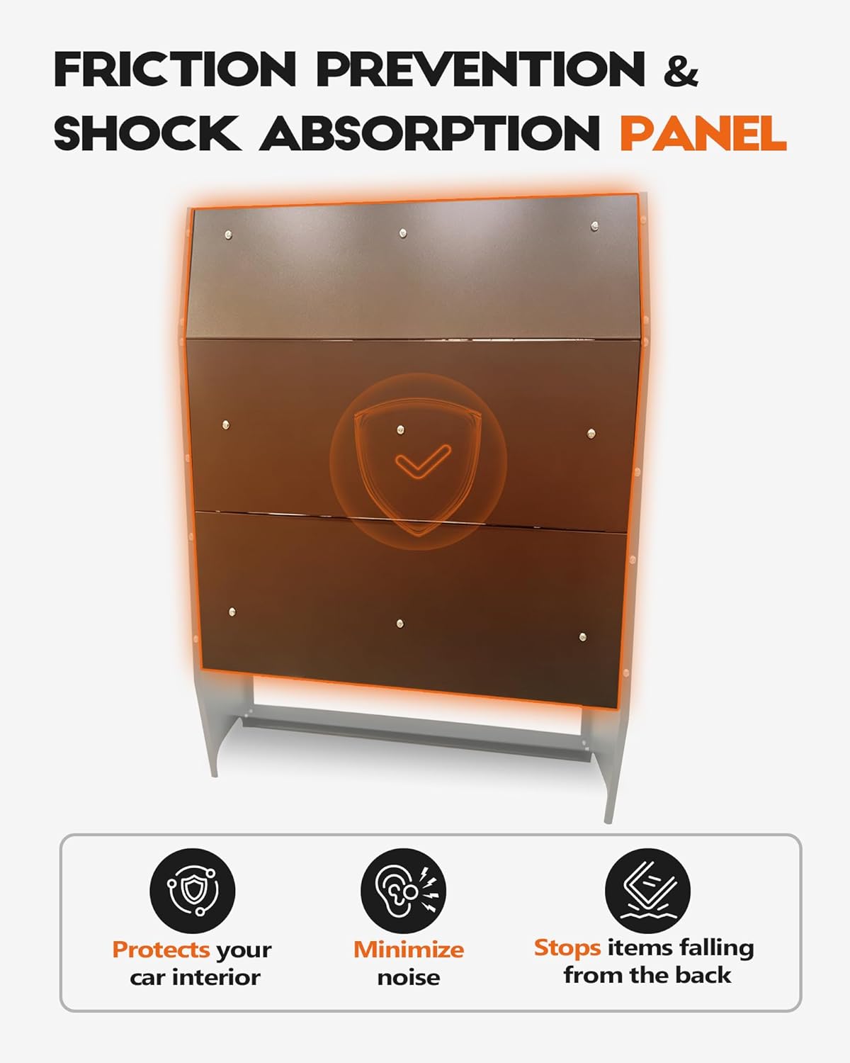 Lockable Van Shelving System with Door Fit for Ford Transit, RAM ProMaster, Chevy Express, Nissan NV, Sprinter, Low/Mid/High Roof, 42" W x 46" H x 13" D, Steel