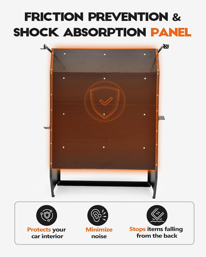 Lockable Van Shelving, 42" W x 60" H x 13" D | Fit for Ford Transit, Promaster, Sprinter, Chevy Express, Mid/High Roof, Cargo Van Storage System