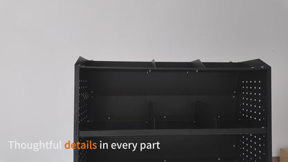 42" W x 43" H x 13" D Cargo Van Shelving, Heavy Duty Steel | Fit for Ford Transit Connect, Ram ProMaster City, Nissan NV200, Chevy City Express | Cargo Van Shelving Storage System